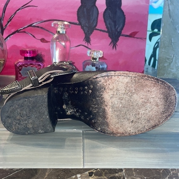 FREEBIRD 🦅 by Steven Carsen Booties w/western buckles original box not included - Picture 14 of 16